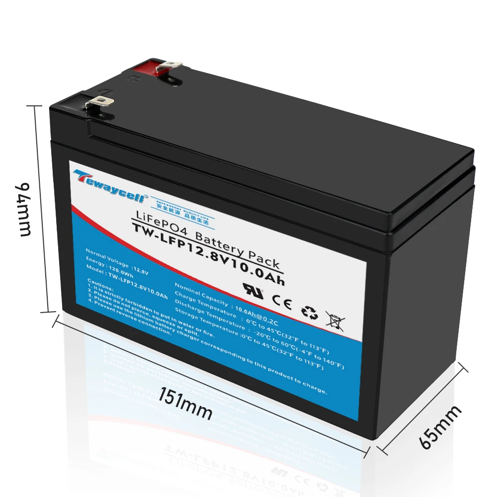 Harga 12V Baterai Lifepo4 12V 10ah DIY Paket Baterai Isi Ulang Untuk Mobil Listrik RV Energi Surya Bebas Pajak