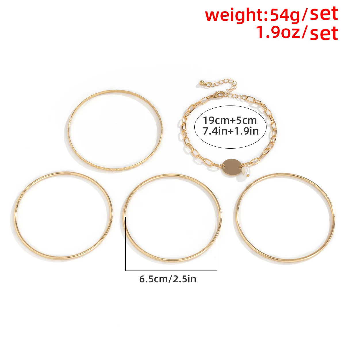 

Baroque Simulated Pearls Pendant Gold Color Iron Chain Link Bracelets For Women Geometric Round Bracelets Bangles Jewelry Gifts