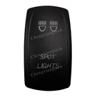 Подсветка для автомобиля лодки грузовика Swtich Cap-лазерная гравировка-точечные огни-для светодиодного Carling Arb Narva 4x4 RV Rocker Switch, только крышка