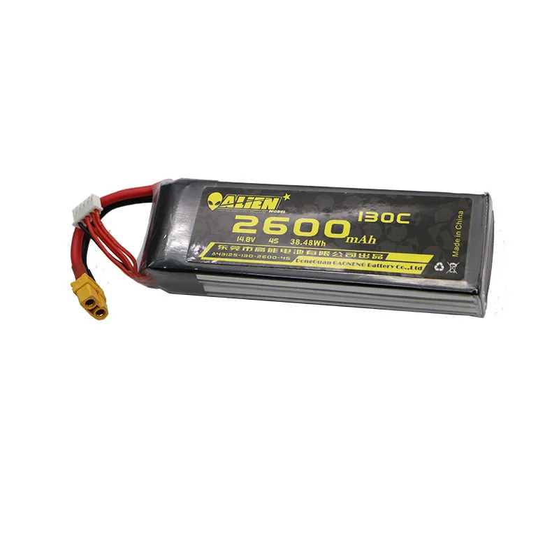 Аккумулятор Lipo 2600 мА · ч 4S в 7 4 В 11 1 14 8 22 2 XT60 разъем для FPV гоночного дрона