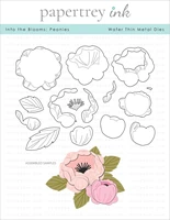 2022 metal cutting dies into the blooms peonies scrapbook diary decoration stencil embossing template diy greeting card handmade