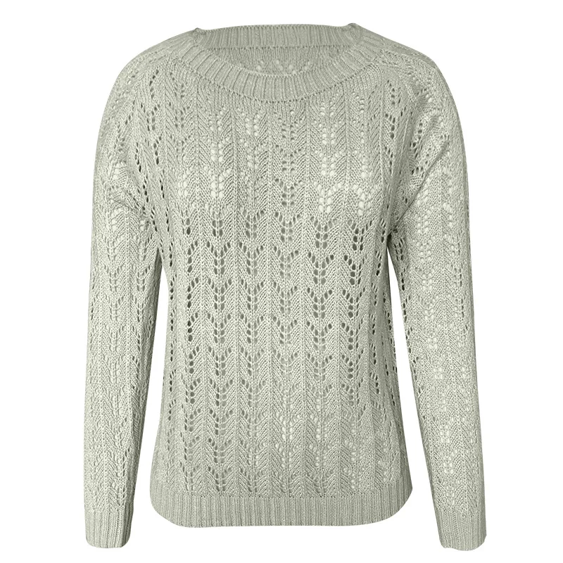 Женский трикотажный свитер на одно плечо с длинным рукавом | Женская одежда