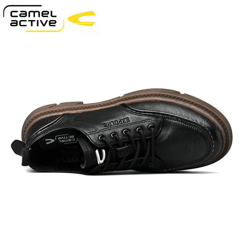 Camel Active/Новинка Мужская повседневная обувь из натуральной кожи Мужские туфли на