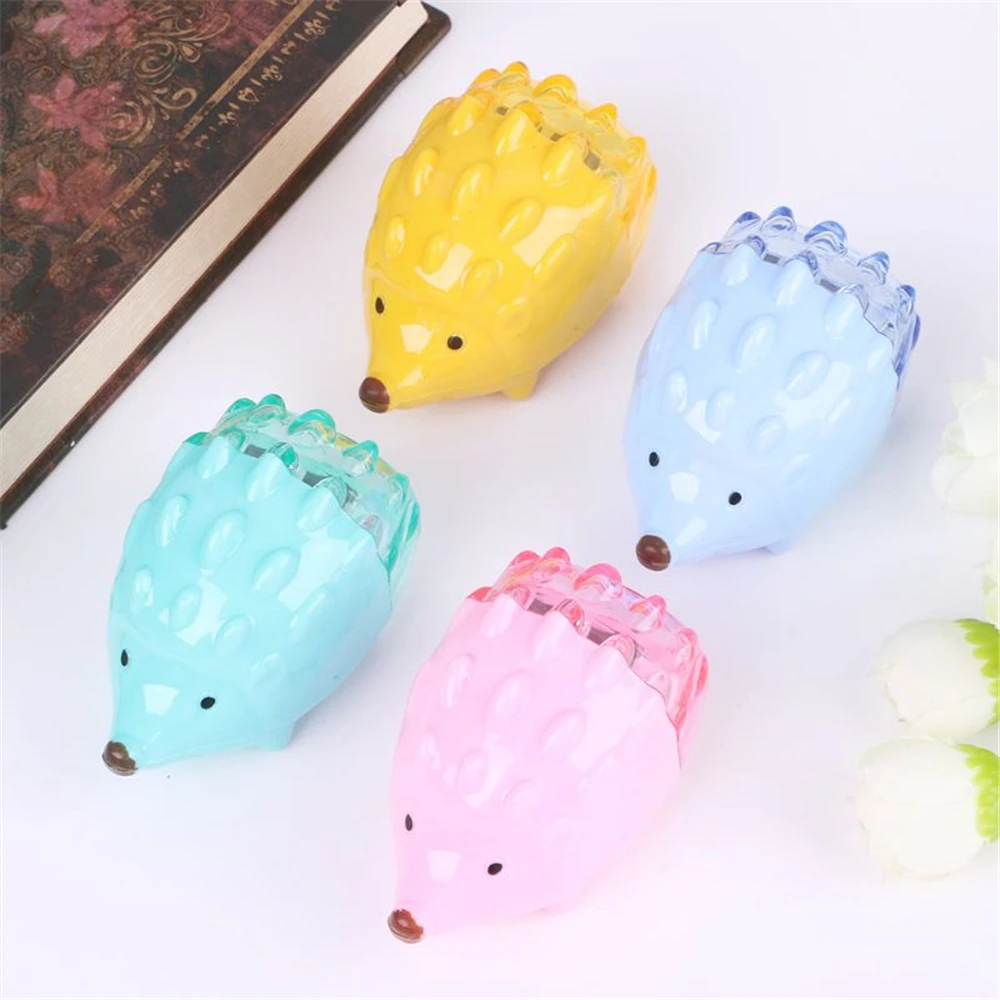 2 шт. точилка для карандашей в виде ежика мультфильмы студентов разноцветные