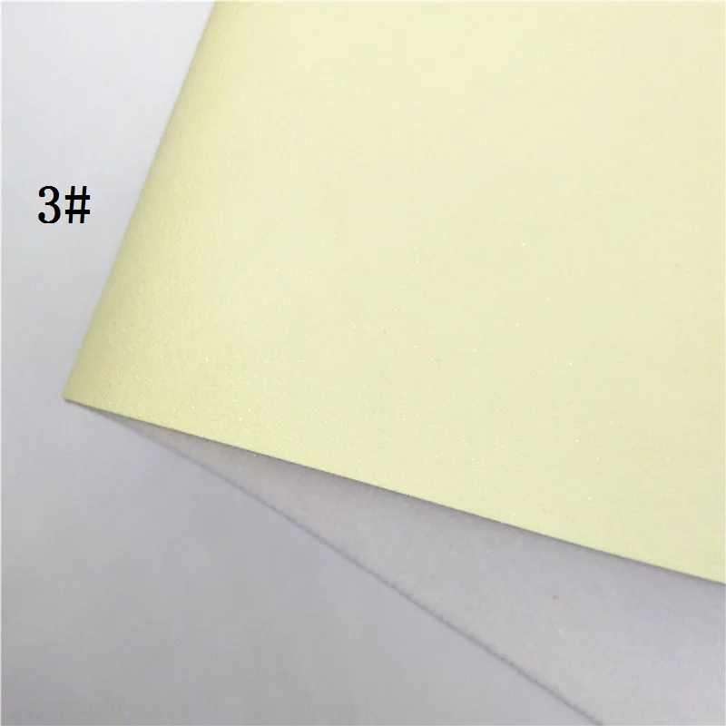 Пастельные цвета блестящая замша искусственная кожа Виниловая Ткань листы с