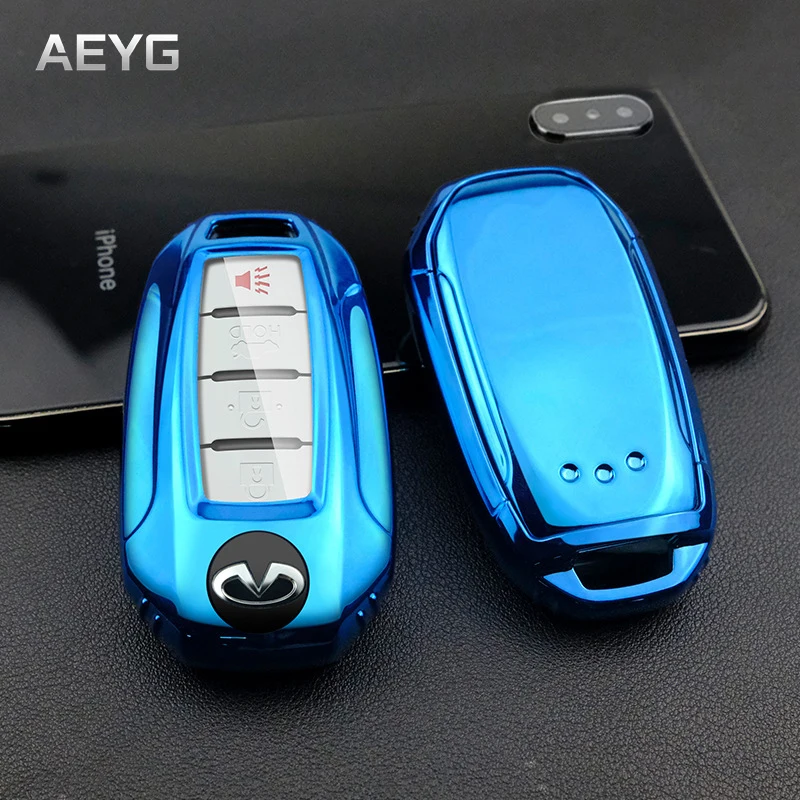 Мягкий чехол из ТПУ для автомобильного ключа оболочка Infiniti QX50 QX60 Q70L 2020 2018 2019 2021