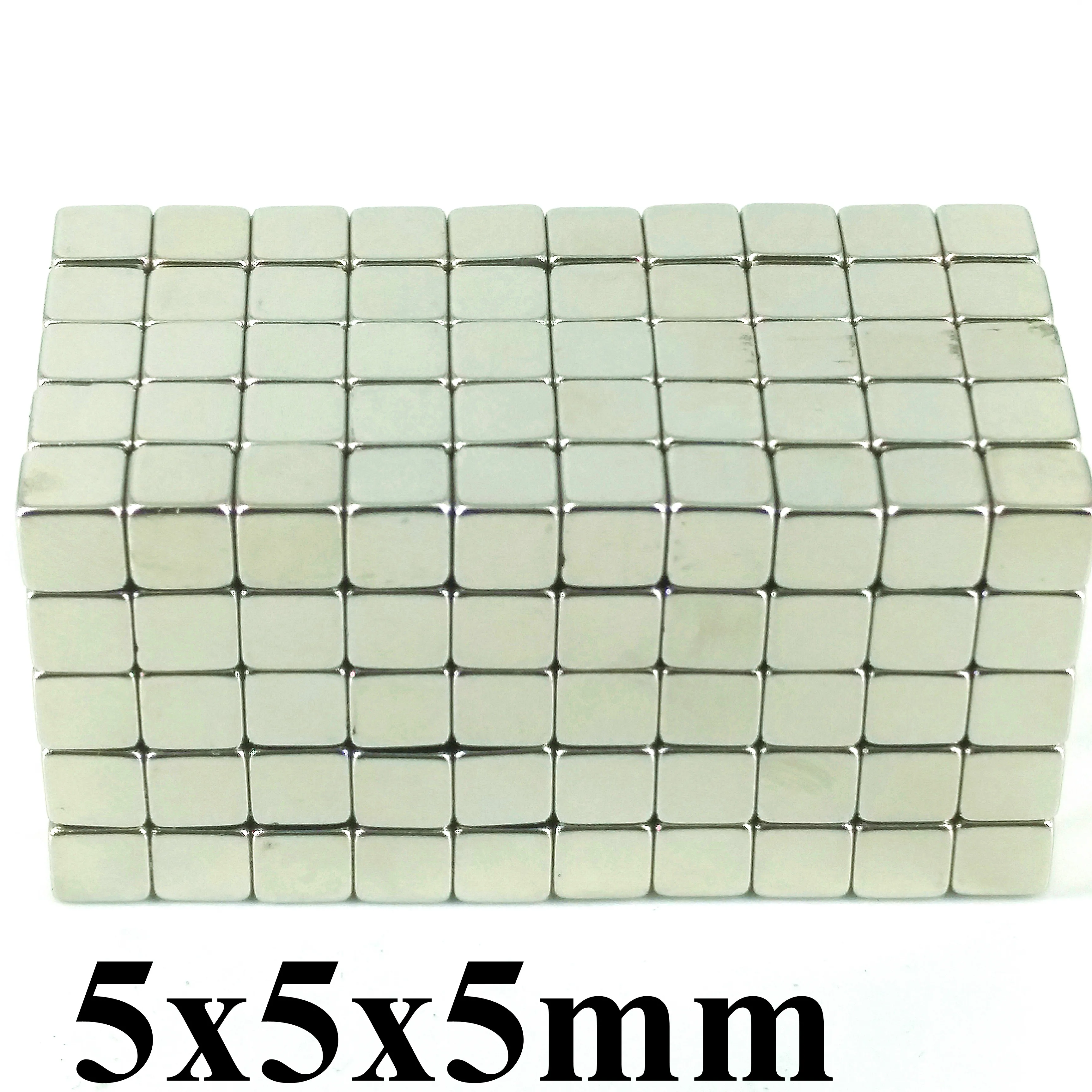 50 шт. 5x5x5 мм neobubny Куб Магнит 5 мм куб магнит мощные неодимовые магниты блок 5*5*5 мм