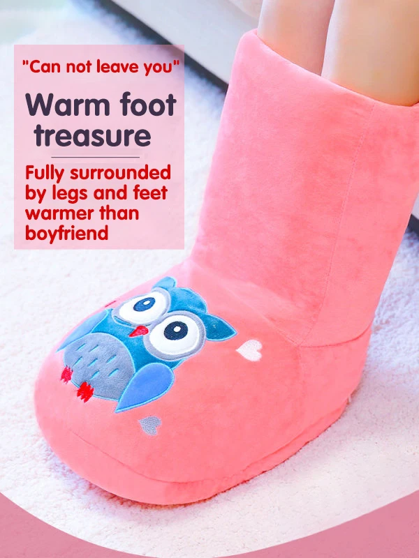 Электрическая грелка для ног с длинными трубками тапочки обуви стула мягкая