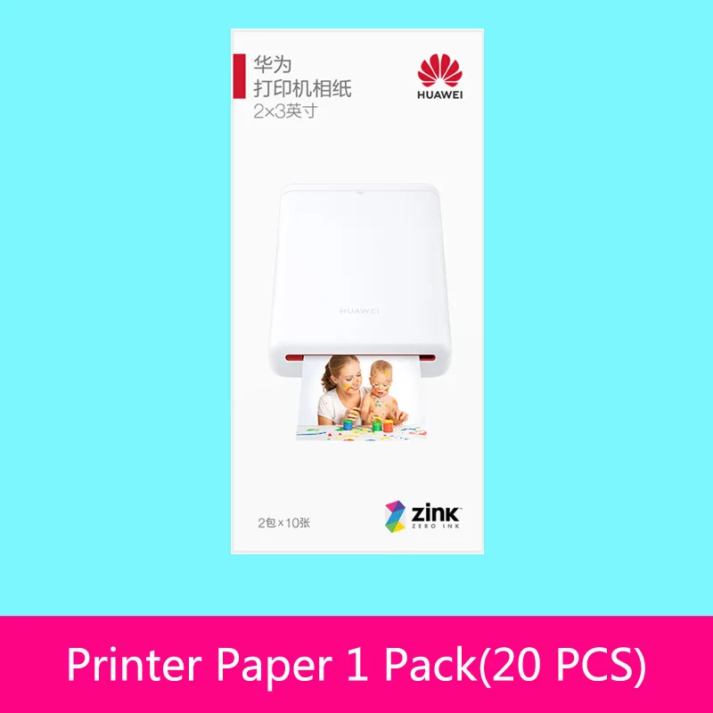 Оригинальный Zink 2*3 дюйма 50*76 мм для фотобумаги Huawei принтера Canon zoemini LG PD261 251 233