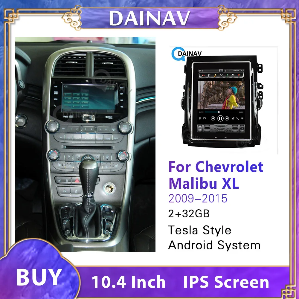 

Vertical Screen Car Radio Stereo for Chevrolet Malibu XL 2009-2015 Car Autoradio GPS Navigation Multimedia DVD player