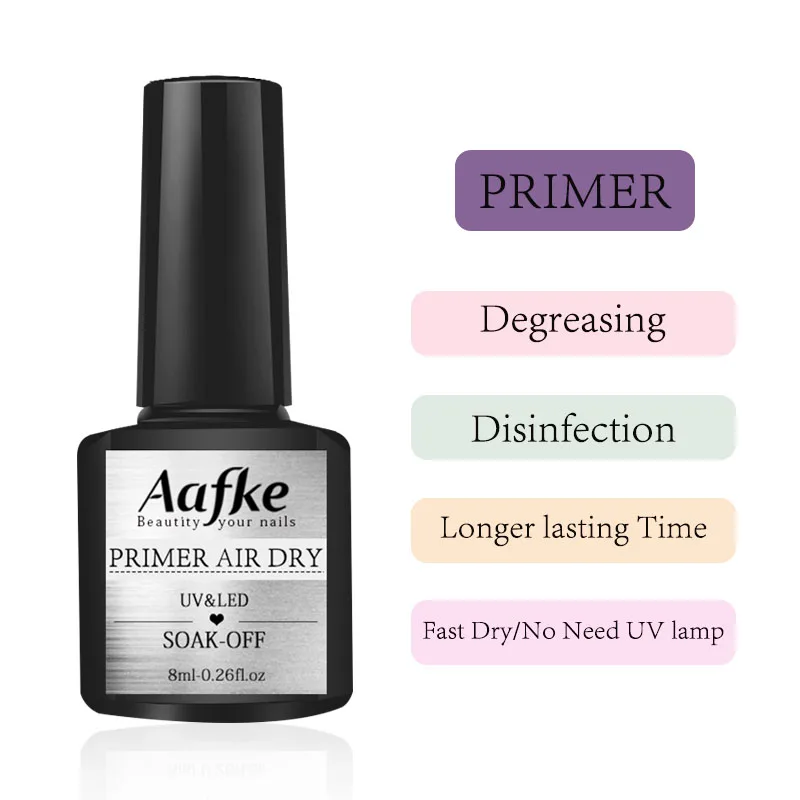 Быстросохнущий на воздухе праймер 8 мл без кислоты быстросохнущее Базовое