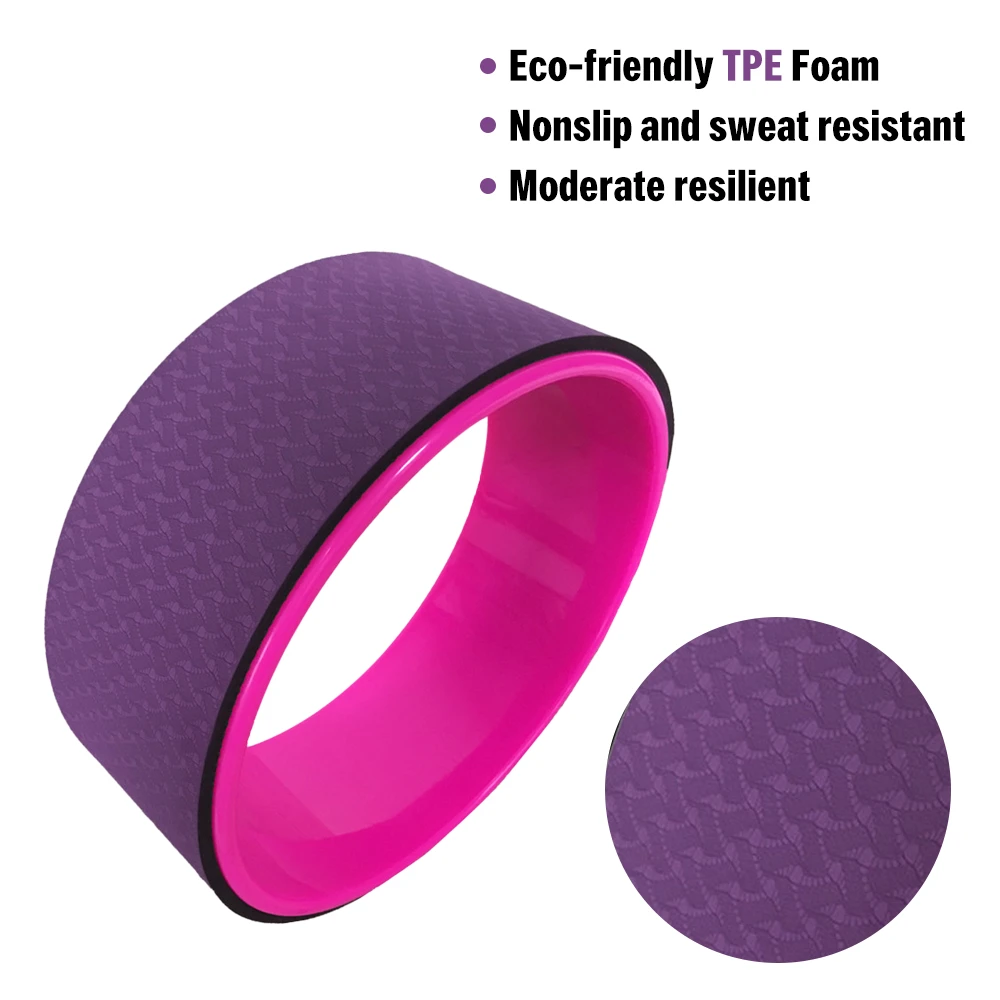 Колесо для йоги Dharma Pose Wheel 12.5x5In Circle Ring сильные роликовые задние носилки