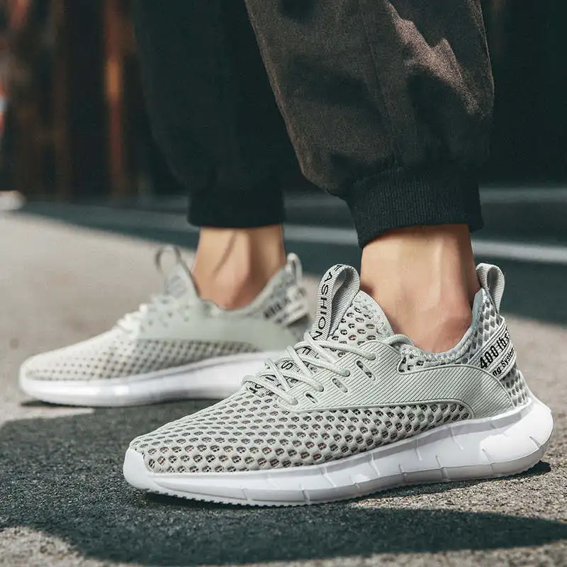 

Кроссовки мужские без шнуровки, брендовые беговые кроссовки, дышащие, без шнурков, спортивная обувь, цвета хаки