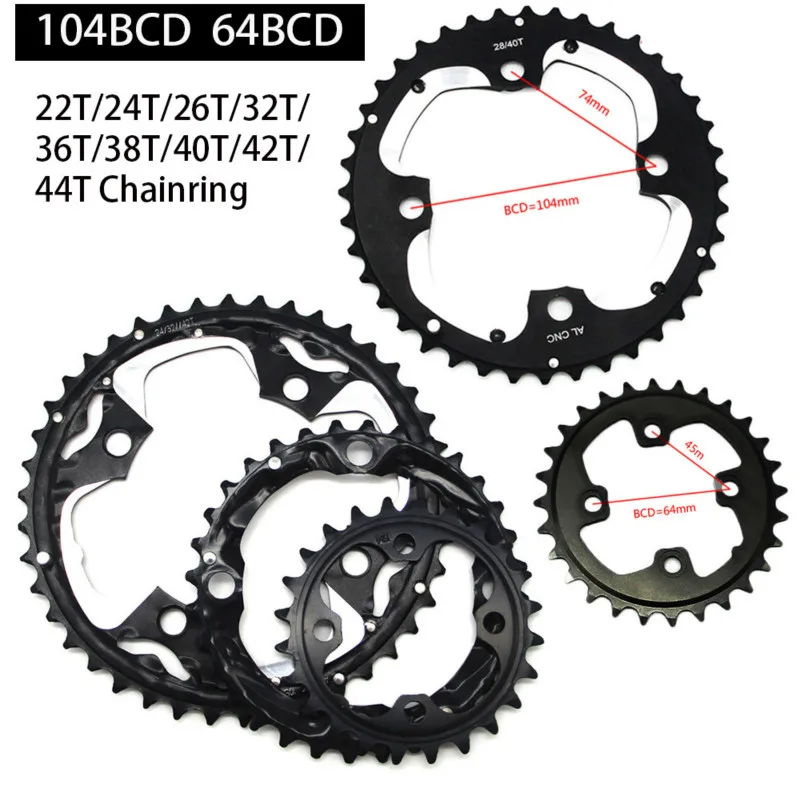 MTB велосипедная Звездочка для Shimano Универсальный диаметра окружности болтов