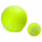 24 см + 6,3 см, 2 шткомплект мяч большой Теннисный мяч для домашних животных жевать игрушка большой надувной Теннисный мяч подпись шар поставки крикет шарика собаки тренер