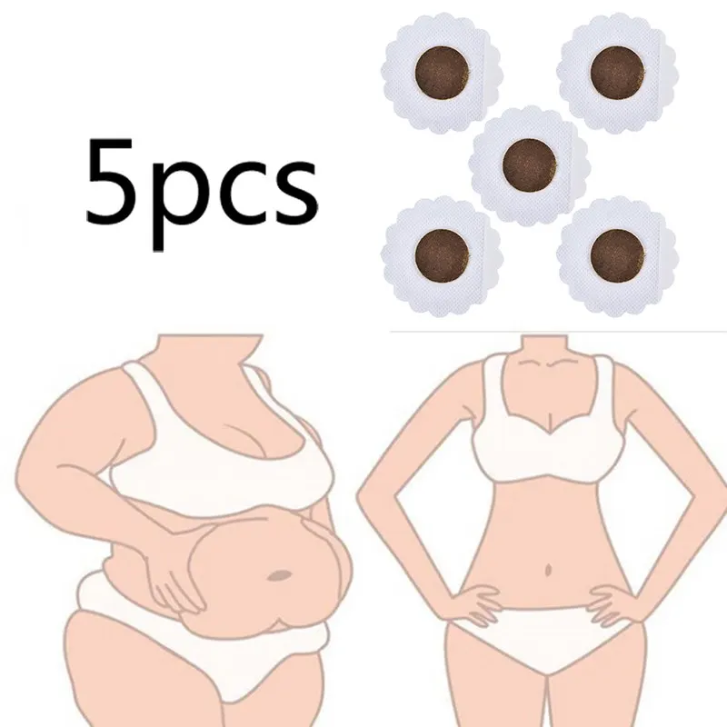 5 шт./лот китайская медицина пластырь для похудения наклейки облегающая Талия