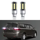 2 шт. для Toyota Sienna 1998-2015 2016 2017 2018 2019 2020 2021 светодиодная флэш-система заднего вида без ошибок