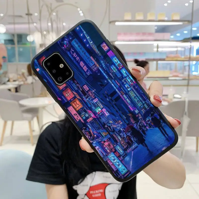 

Cyberpunk Phone Case For Samsung S5 S6 S7 S8 S9 S10 S20 S21 Edge Plus E Fe Lite Cover