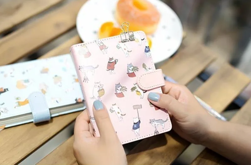 1 шт. милый мультяшный Блокнот записная книжка Kawaii Cat Sketchbooks еженедельник блокнот школьные офисные принадлежности 016021
