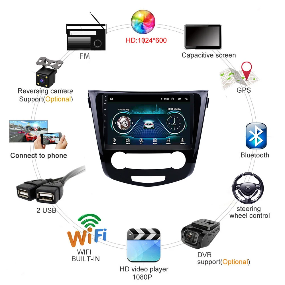 Автомобильный DVD для Nissan QashQai X Trail 2013 2014 2015 2016 автомобильный Радио 2.5D gps