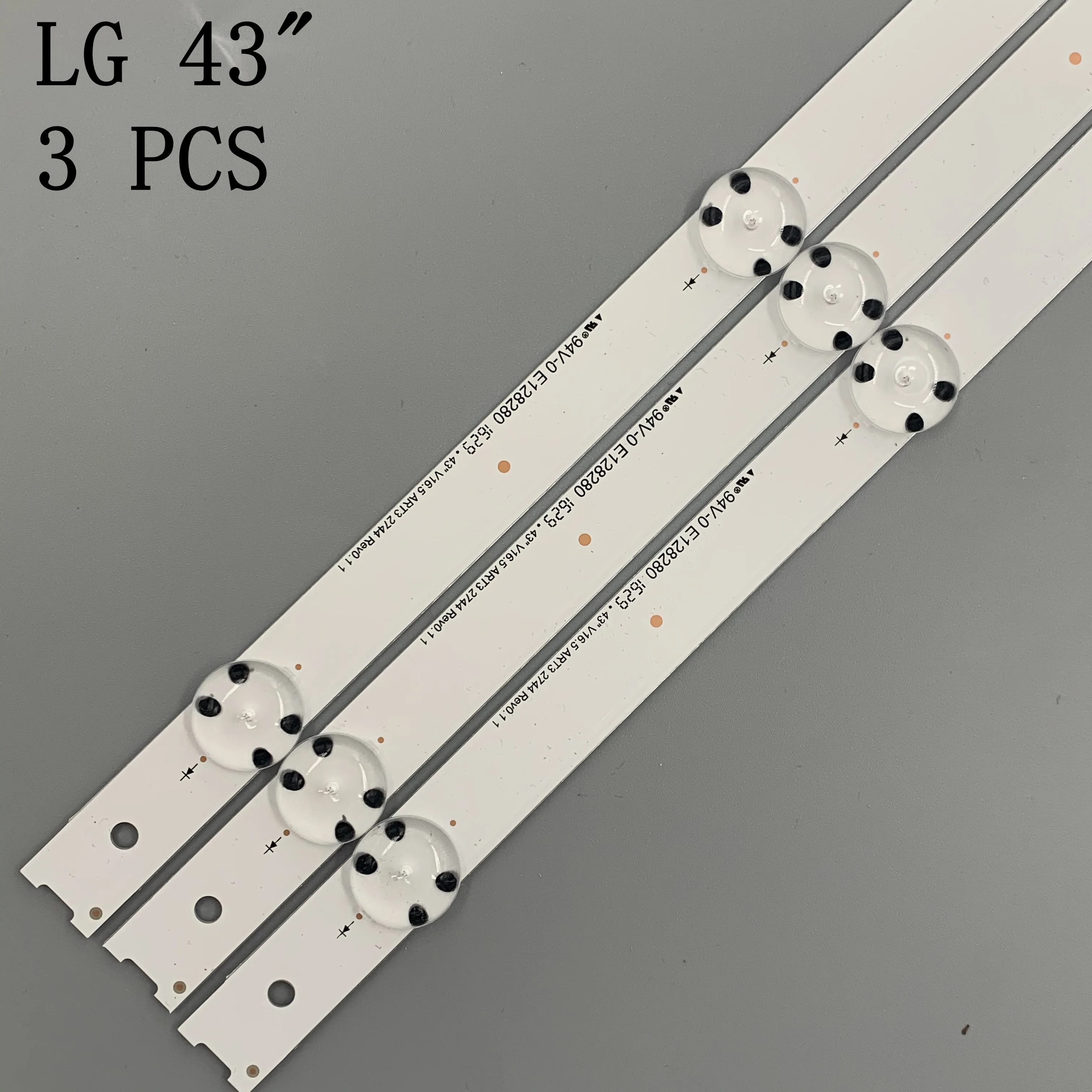 Светодиодный светильник для телевизора LG 43 &quot 84 см 7/8 43lh5700 43VH6100 43UH603V 6916L-2744A 6916L-2743A