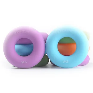 Силикагелевый портативный захват для рук, кольцо для кистевой эспандер, тренажер для пальцев, реабилитация, упражнения Pow, мяч от стресса