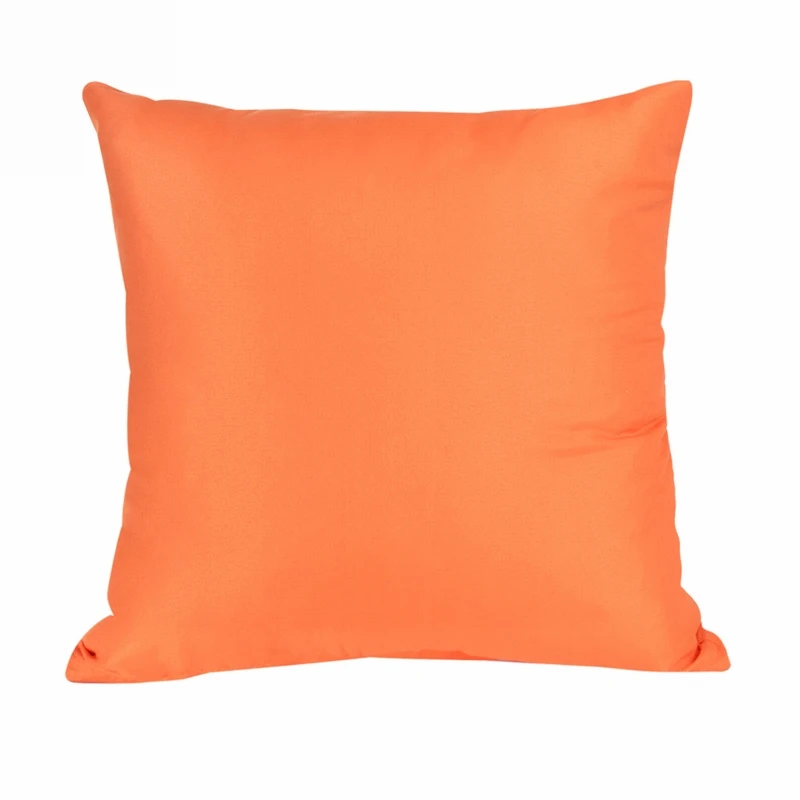 Orange 1/2/4/6 предметов, новые домашние декоративные прочные наволочки из хлопка и льна квадратные подушки крышка мягкая подушка чехол Стул Свадебный 40x40 см - Цвет: Orange