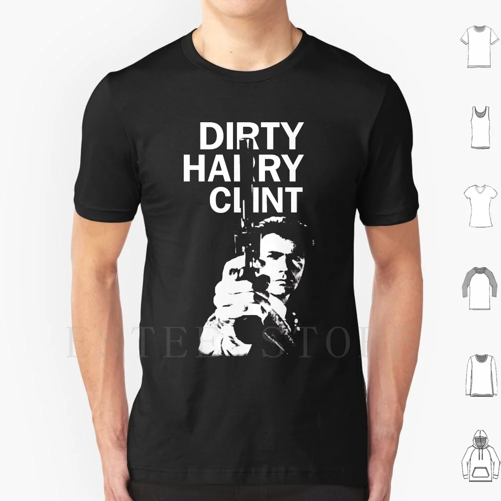 Грязный Гарри клинтская футболка Сделай Сам Большой размер 100% хлопок клинтт