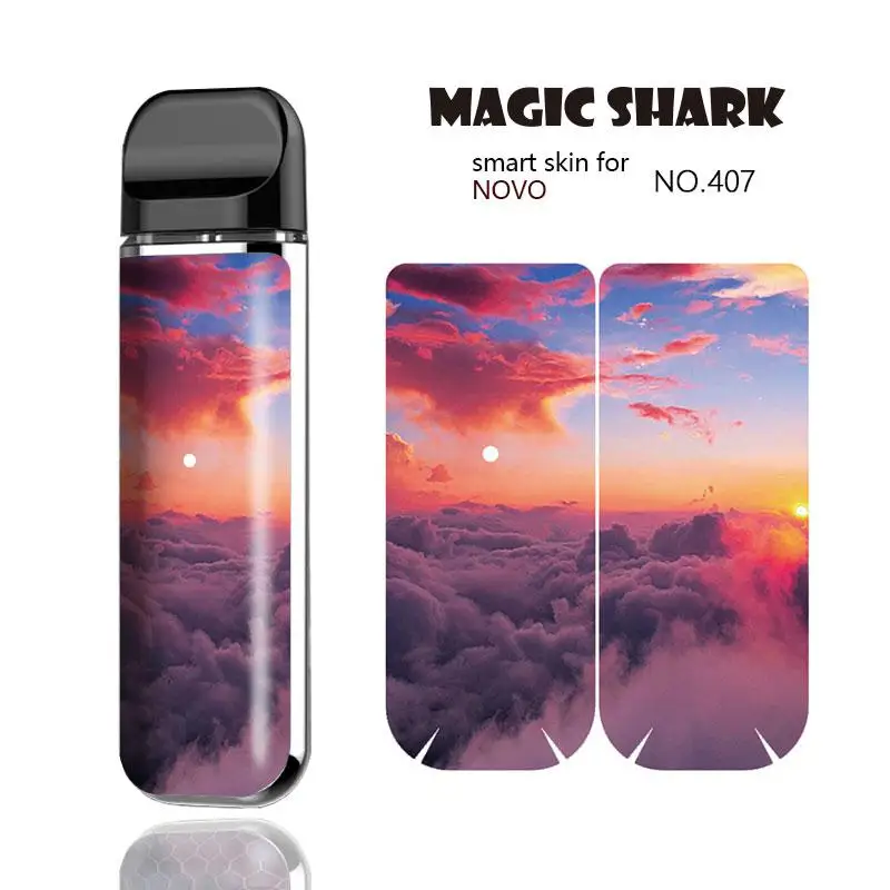 

Moon Cake Sunrise Sun Wukong PVC Vape Sticker Case Cover Wrap Film for Smok Novo