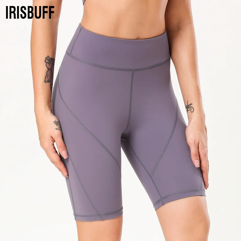 

Спортивные шорты для женщин, колготки для йоги, эластичные леггинсы для фитнеса, дышащие спортивные шорты для бега, высокая талия, компресси...