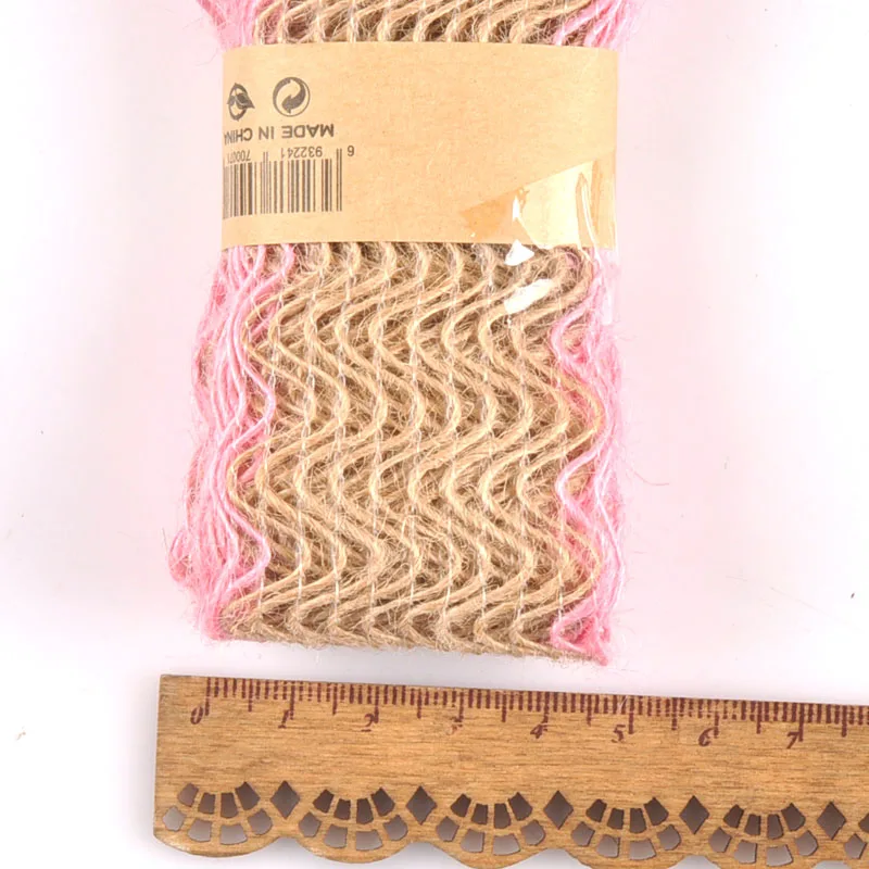 Ленты из натурального джута для рукоделия 2 м|Ленты шитья| |