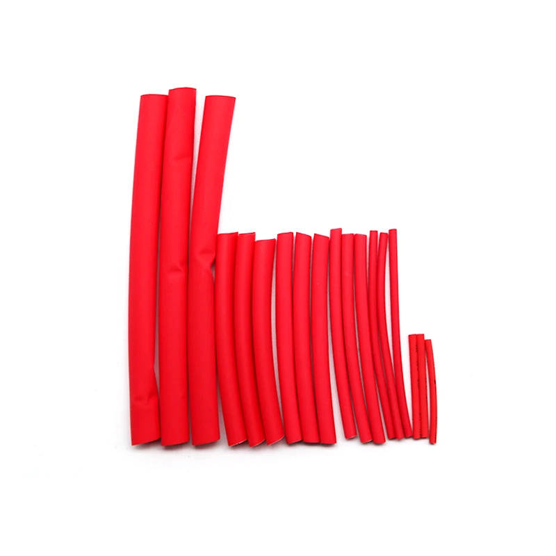 Термоусадочная трубка для электроники черного и красного цвета |