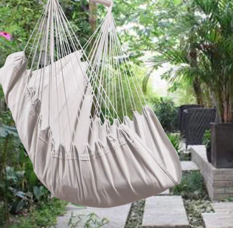 Подвесное кресло гамак 2 качели с подушками уличный садовый для взрослых и детей