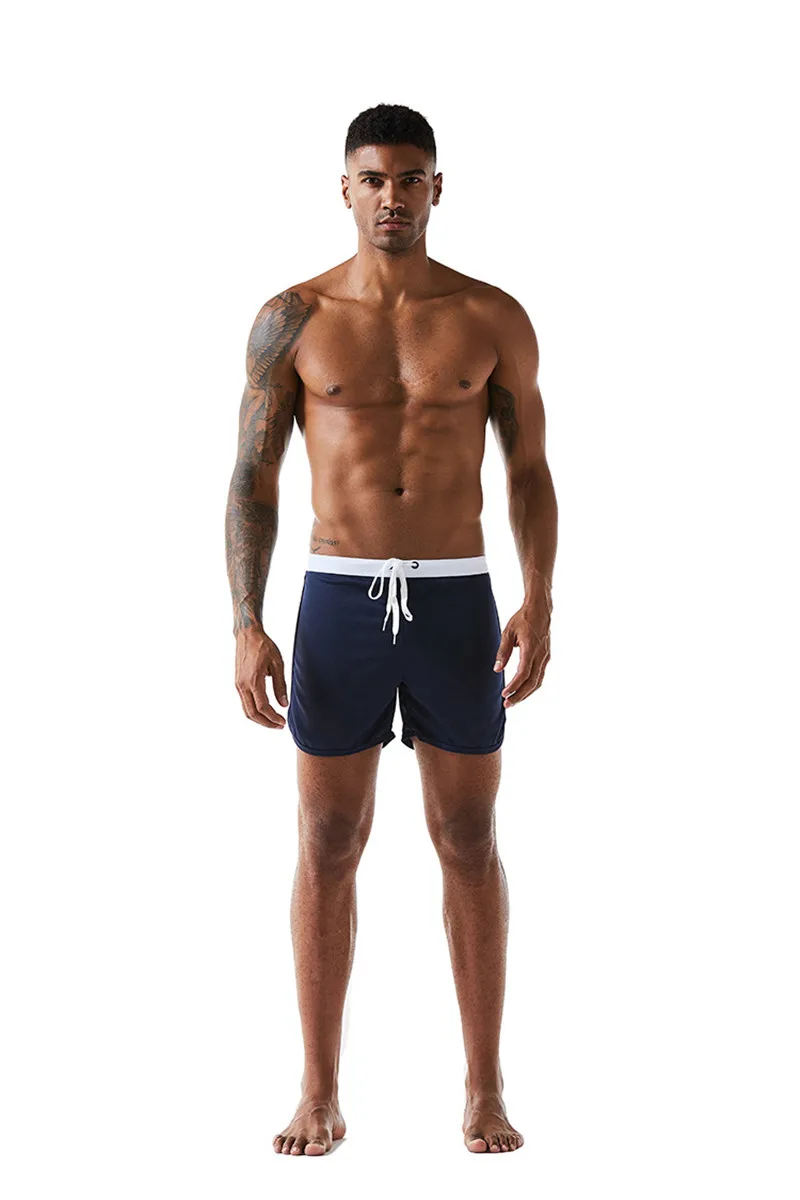 Повседневные эластичные плавки однотонные мужские maillot de bain пляжные шорты Zwembroek