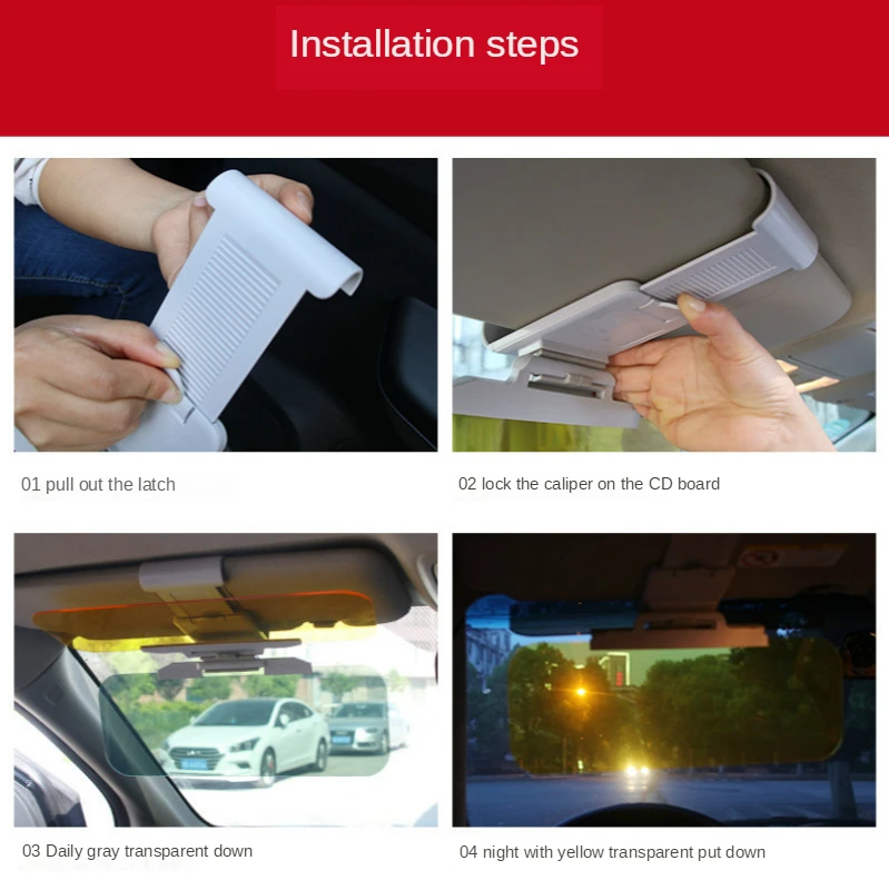 Автомобильные очки защита глаз антибликовое зеркало автомобильные антибликовые