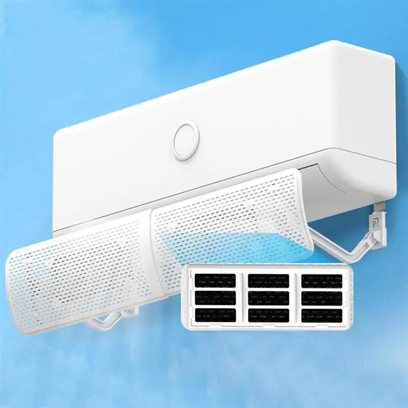 

vanzlife filter air windshield prevent airco-inflation universal air-conditioner cover air-conditioning climatiseur decoration