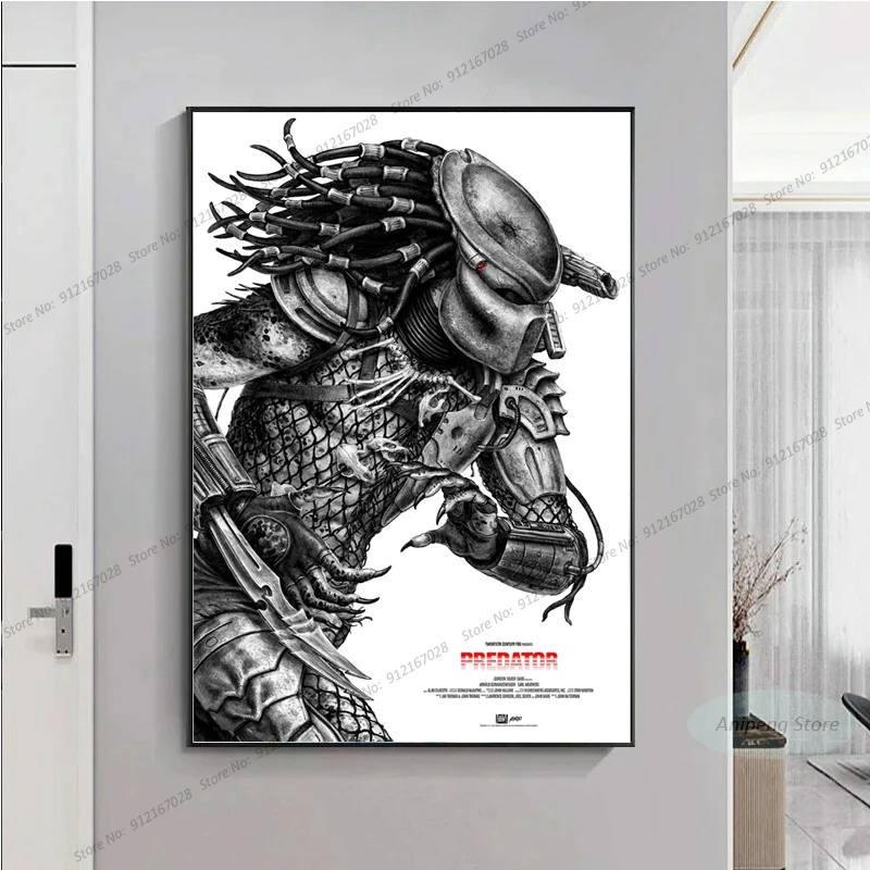 Настенная картина инопланетянин Классический плакат с изображением фильма