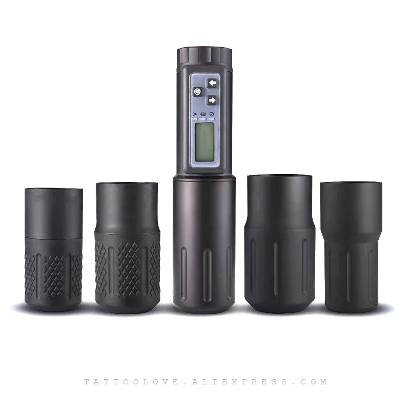 Беспроводная роторная тату машинка с картриджем и аккумулятором для
