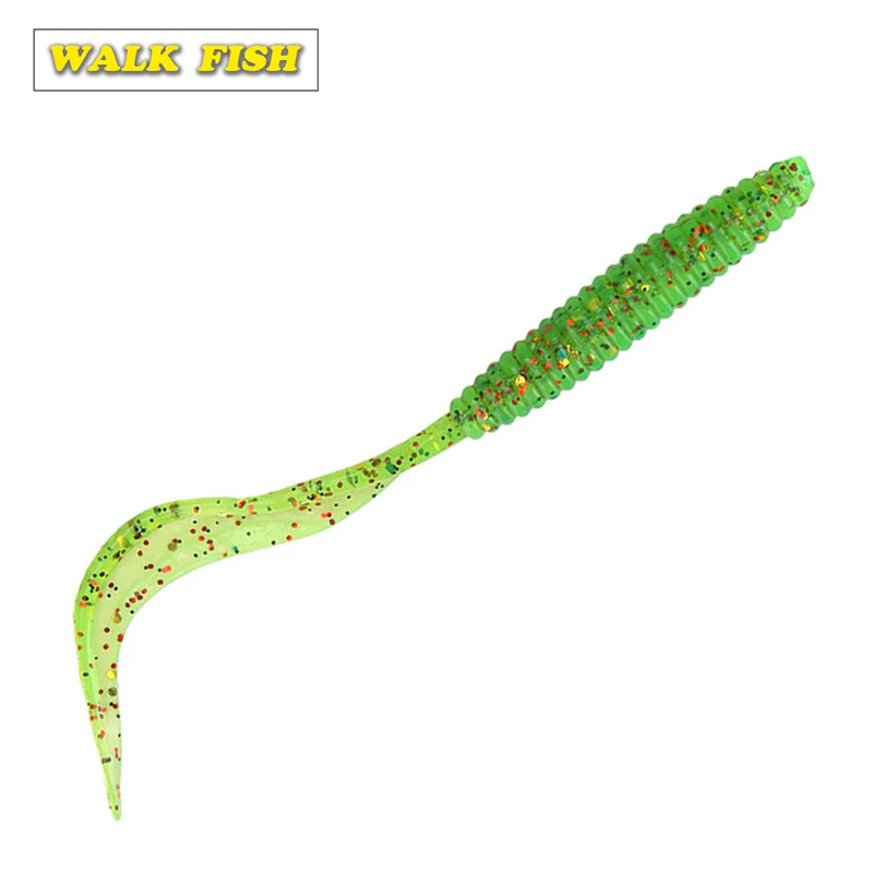 Walk Fish 8 шт./лот 12 см 2 4 г рыболовные приманки силиконовые для ловли рыбы Мягкая