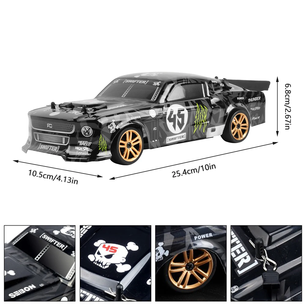 60 км/ч 1:18 радиоуправляемые автомобили для детей высокоскоростной Дрифт гоночный