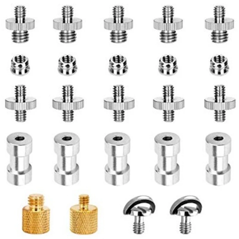 Конвертер резьбовые винты 24 шт. штатив для камеры адаптер конвертер латунный