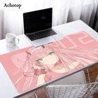 Коврик для мыши Zero Two Darling In The Franxx, 900x400, игровой коврик для мыши, игровой коврик, компьютерный стол, коврик для мыши, клавиатуры, цветные игровые коврики