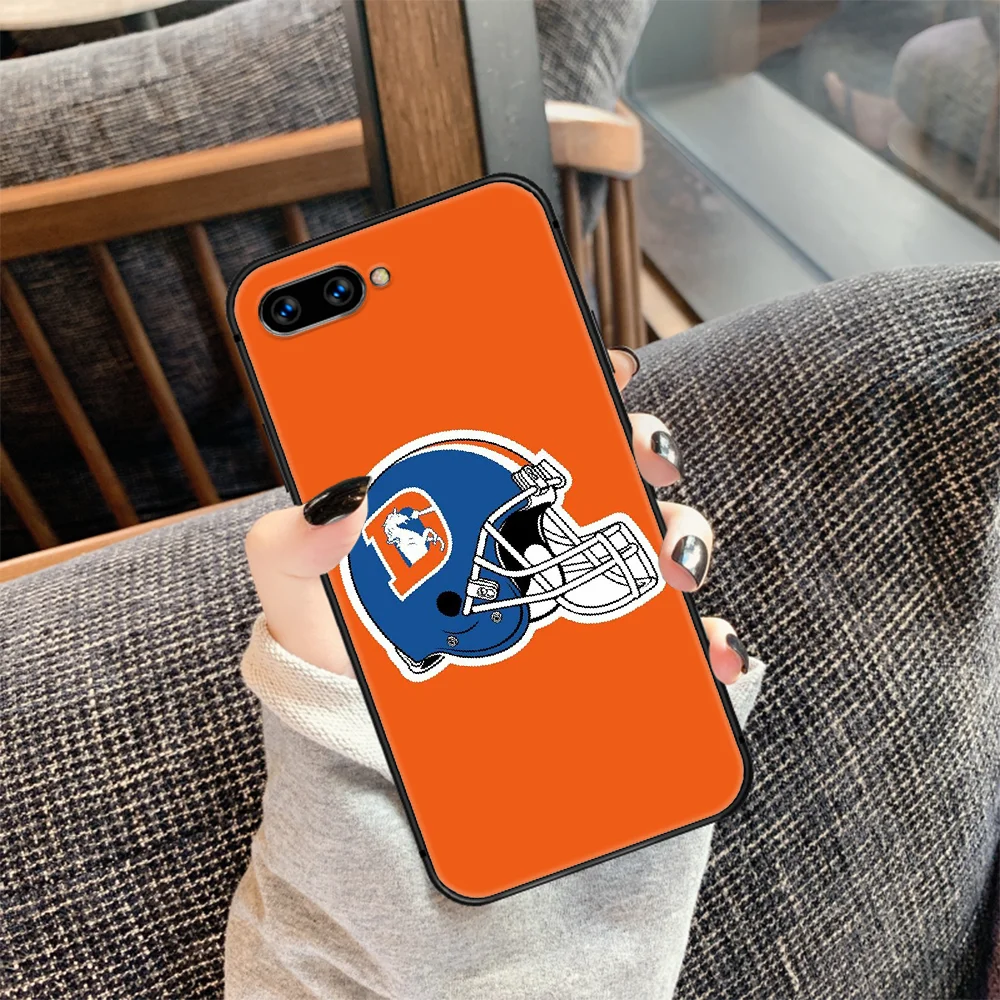 

Denver Bronco American Football Phone Case Cover Hull For HUAWEI honor 7a 8 8s 8a 8x 9 9x 10 20 i Lite Pro black Bumper 3D Shell