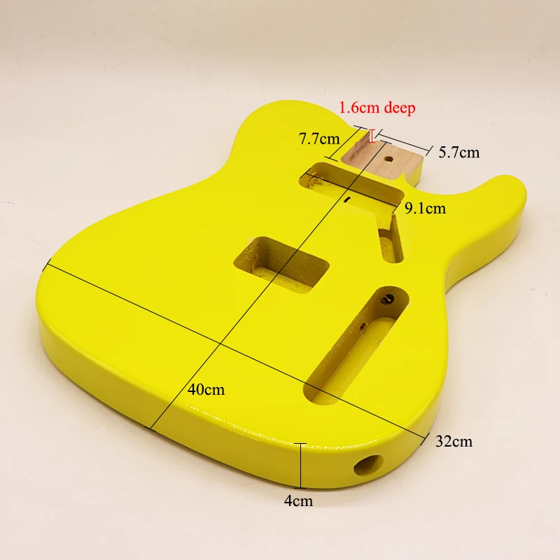 tl gitarre körper gelb tl elektrische gitarre körper tl körper pappel holz tele körper gitarre teil gitarre barrel für elektr