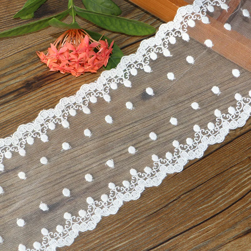 2 ярда/Лот 12 см белая сетка женское кружевное рукоделие аксессуары для шитья