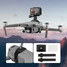 Top Extension Holder for DJI Mavic 3/Air 2/2S Mini 1/2/SE FIMI X8 SE 2020 Drone Fill Light Bracket Mount for Action Camera