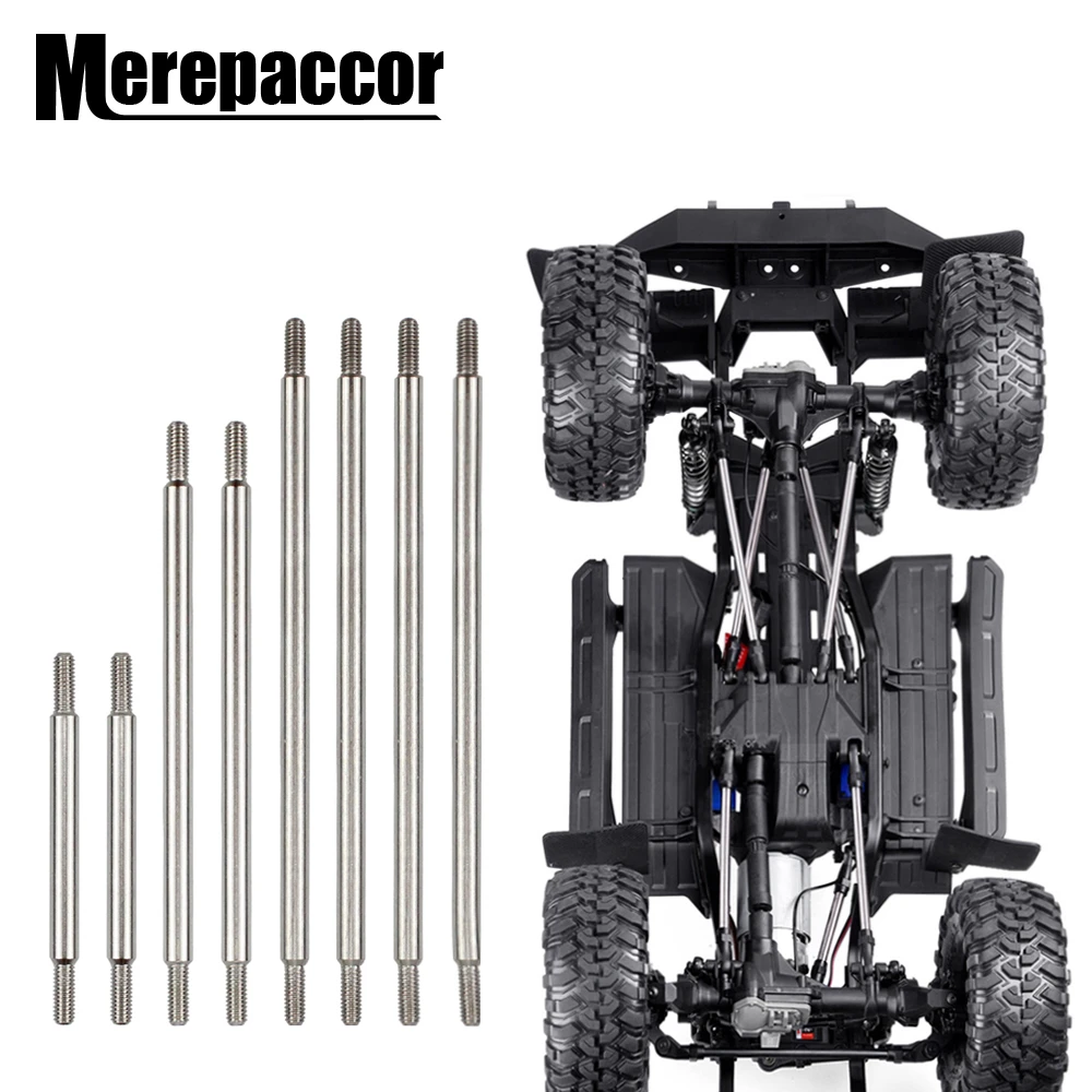 MEREPACCOR полный комплект звеньев из нержавеющей стали 8 шт. Набор для Traxxas Trx 4 324 мм