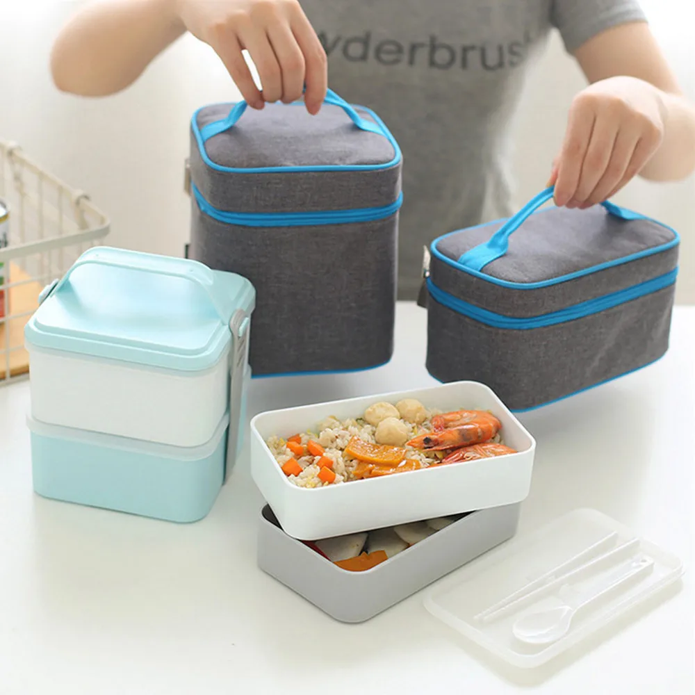 Новое поступление сумки для ланча женщин сумка еды льда из ткани Оксфорд