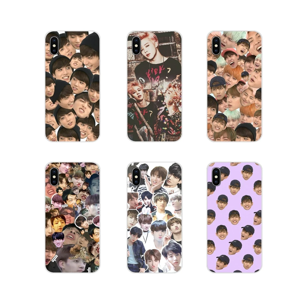Jungkook лица класса люкс для Apple iPhone X XR XS 11Pro MAX 4S 5S 5C SE 6S 7 8 Plus ipod 5 6 Аксессуары телефона