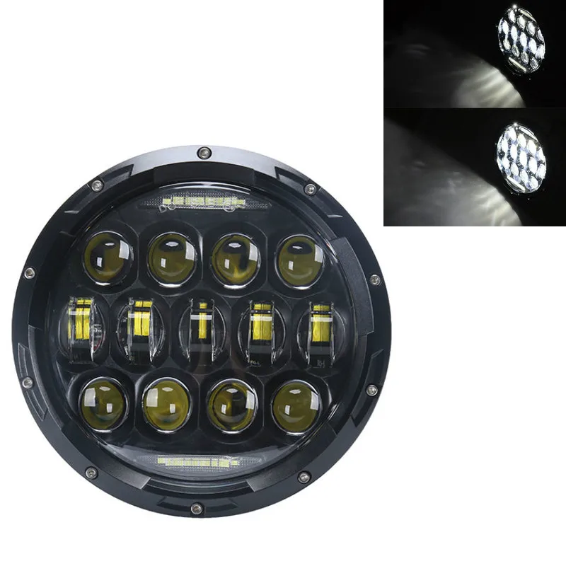 

For Lada Niva 4x4 2PCS 7inch LED Halo Projector Headlight with Hi-Lo Beam for Suzuki Samurai Jeep Wrangler